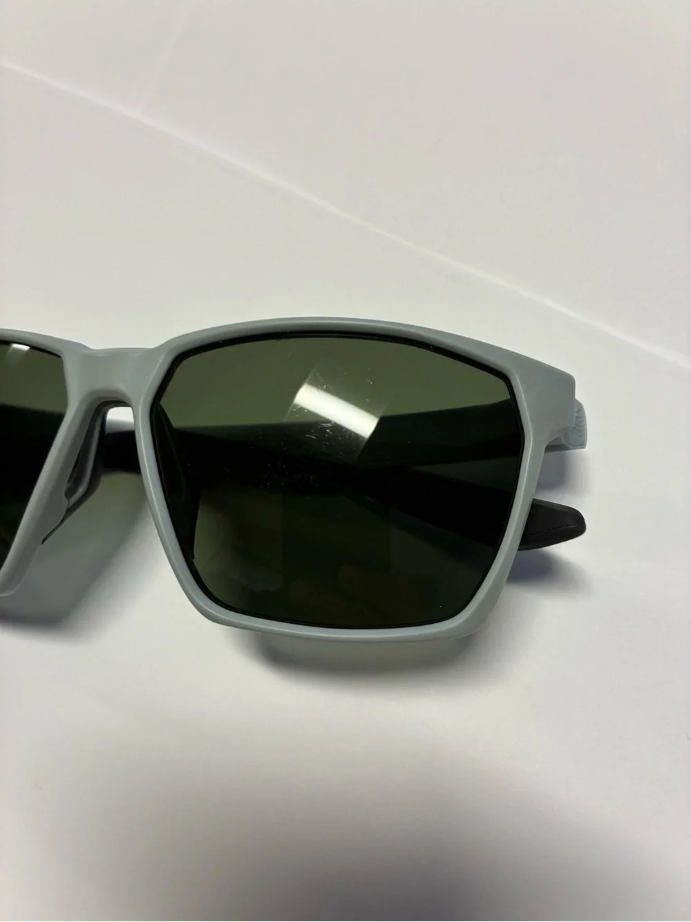 Nike Men's Gray Frame Sunglasses made in Italy
